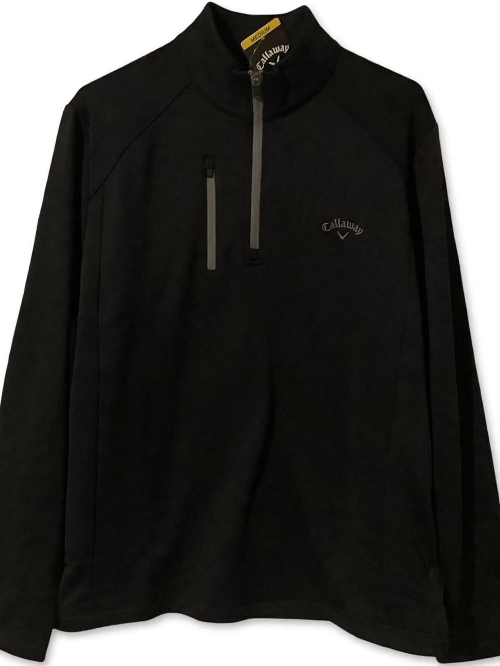 Callaway Black Men's Half-Zip Performance Pullover